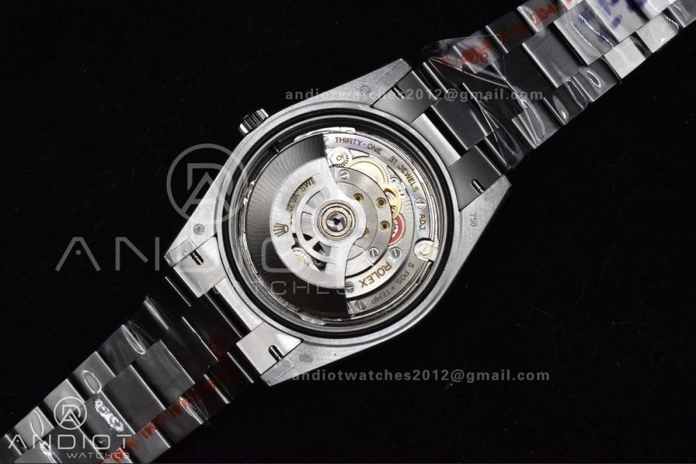 Breathable DayDate 40 SS JDF 904L Steel Green Arabic Dial on President Bracelet VR3255 V3 (Gain Weight) 722