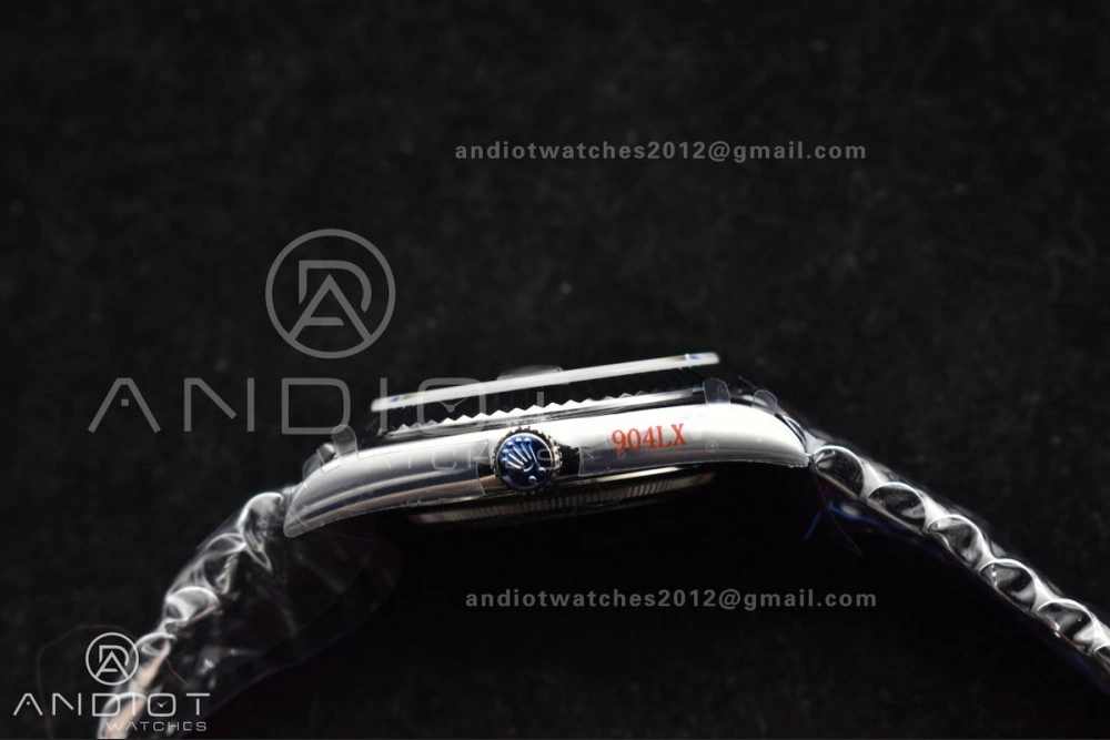 EyeCatching DayDate 40 SS QF Best Edition 904L Steel Blue Black Dial on President Bracelet A2836 V4 (Gain Weight) 724