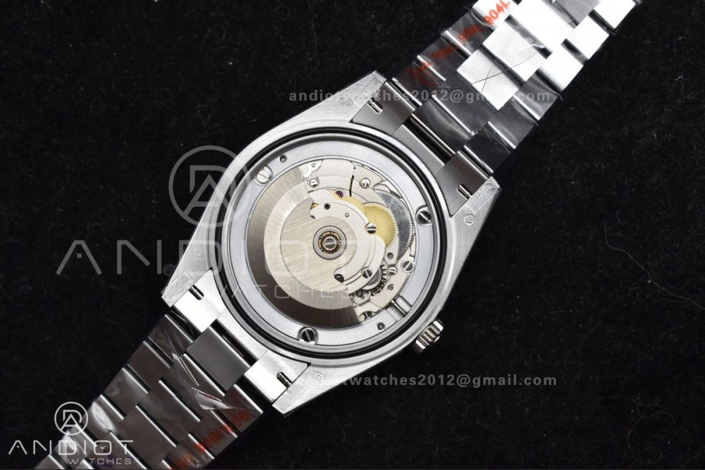 EyeCatching DayDate 40 SS QF Best Edition 904L Steel Blue Black Dial on President Bracelet A2836 V4 (Gain Weight) 724