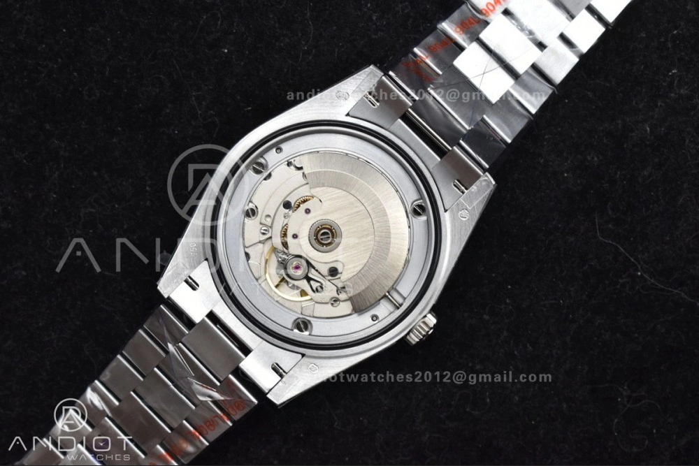 EyeCatching DayDate 40 SS QF Best Edition 904L Steel Blue Black Dial on President Bracelet A2836 V4 (Gain Weight) 724