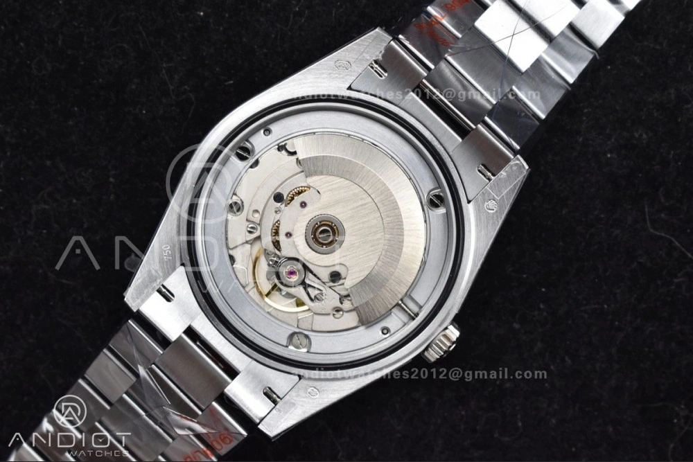 EyeCatching DayDate 40 SS QF Best Edition 904L Steel Blue Black Dial on President Bracelet A2836 V4 (Gain Weight) 724