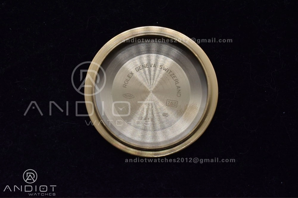 DayDate 40 YG GMF Gain Weight 904L Steel Green Dial Roman Markers on President Bracelet A3255 V EasyMatch 754