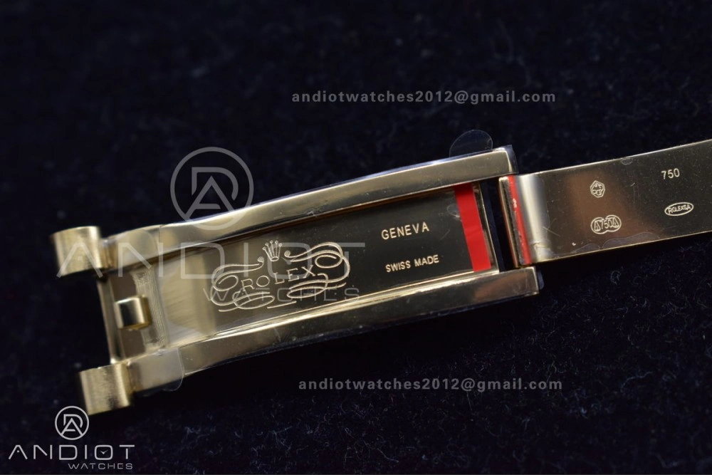 DayDate 40 YG JDF Gain Weight 904L Steel YG Dial Stick Markers on President Bracelet A2836 V ZipUp 731