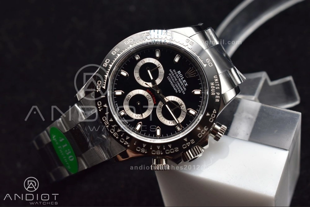 Daytona 116500 APSF 1:1 Best Edition 904L SS Case and Bracelet Black Dial SH Thermal 733
