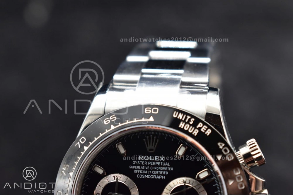 Daytona 116500 APSF 1:1 Best Edition 904L SS Case and Bracelet Black Dial SH Thermal 733