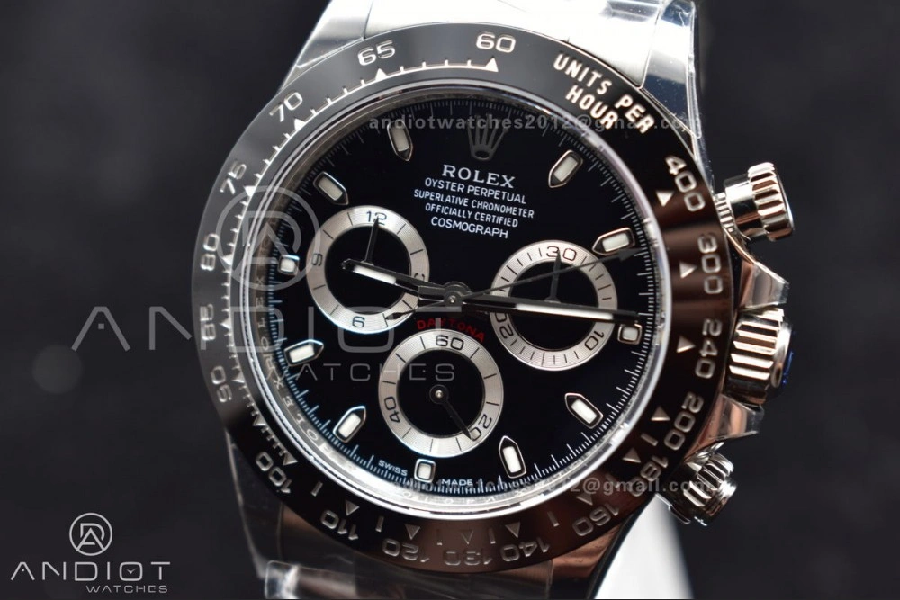 Daytona 116500 BTF 1:1 Best Edition 904L SS Case And Bracelet Black Dial SA HighQuality 748