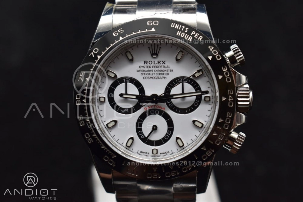 Efficient Daytona 116500 BTF 1:1 Best Edition 904L SS Case and Bracelet White Dial SA 732