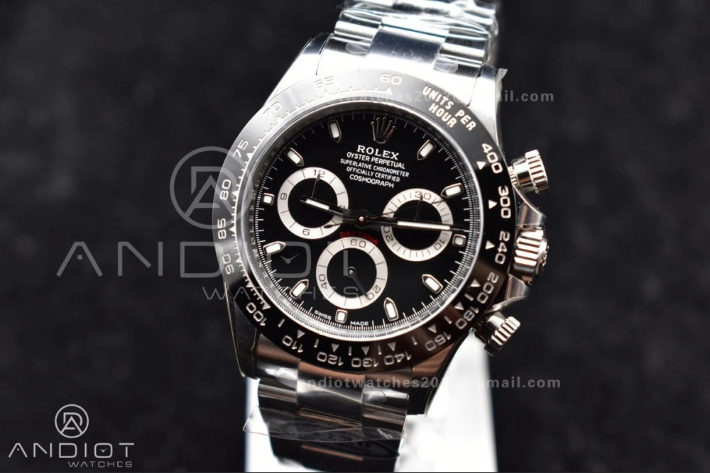 Daytona 116500 Clean V3 904L SS Case And Bracelet Black Dial TechFriendly 728