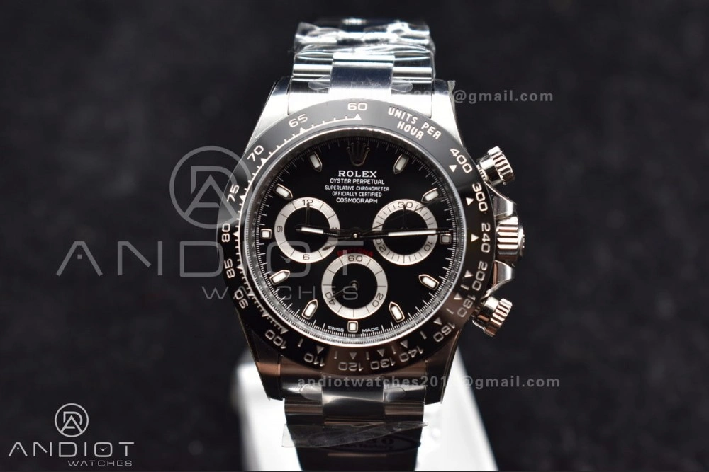Daytona 116500 Clean V3 904L SS Case And Bracelet Black Dial TechFriendly 728