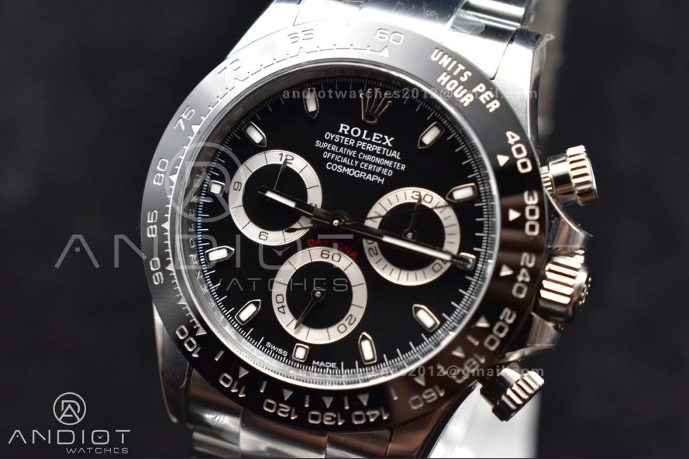 Daytona 116500 Clean V3 904L SS Case And Bracelet Black Dial TechFriendly 728