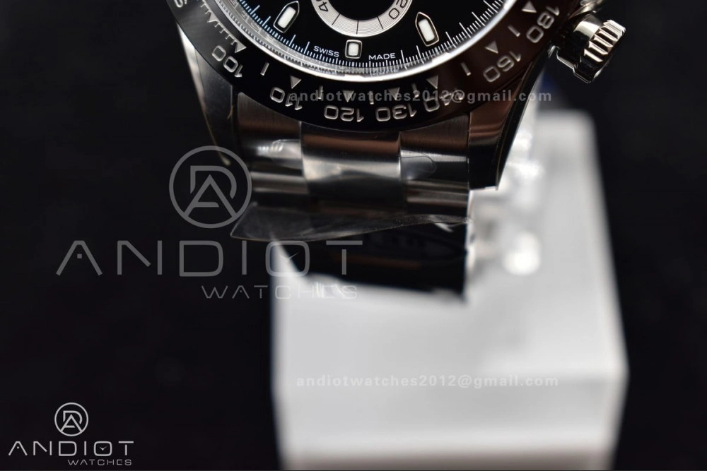 Daytona 116500 Clean V3 904L SS Case And Bracelet Black Dial TechFriendly 728