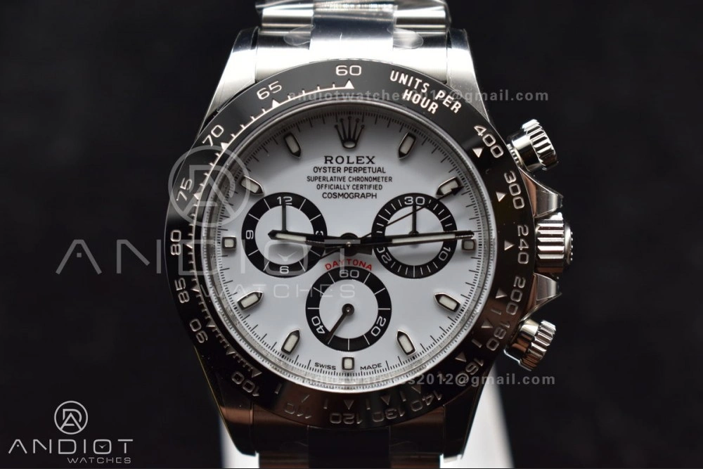 Daytona 116500 Clean V3 904L SS Case And Bracelet White Dial Practical 726
