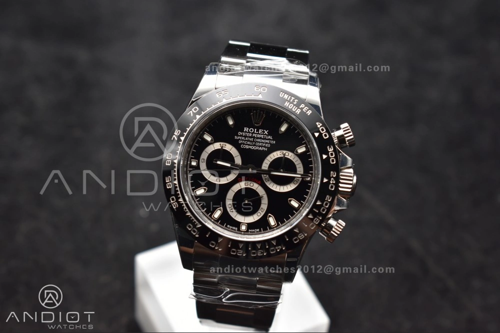 Daytona 116500 SB VSF 1:1 Best Edition 904L Steel Black Dial on SS Bracelet DD WellDesigned 729