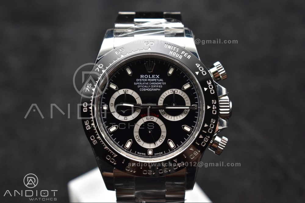 Daytona 116500 SB VSF 1:1 Best Edition 904L Steel Black Dial on SS Bracelet DD WellDesigned 729
