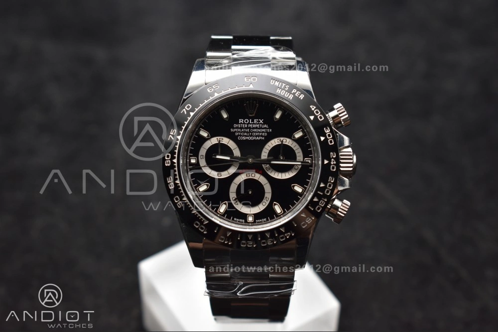 Daytona 116500 SB VSF 1:1 Best Edition 904L Steel Black Dial on SS Bracelet DD WellDesigned 729