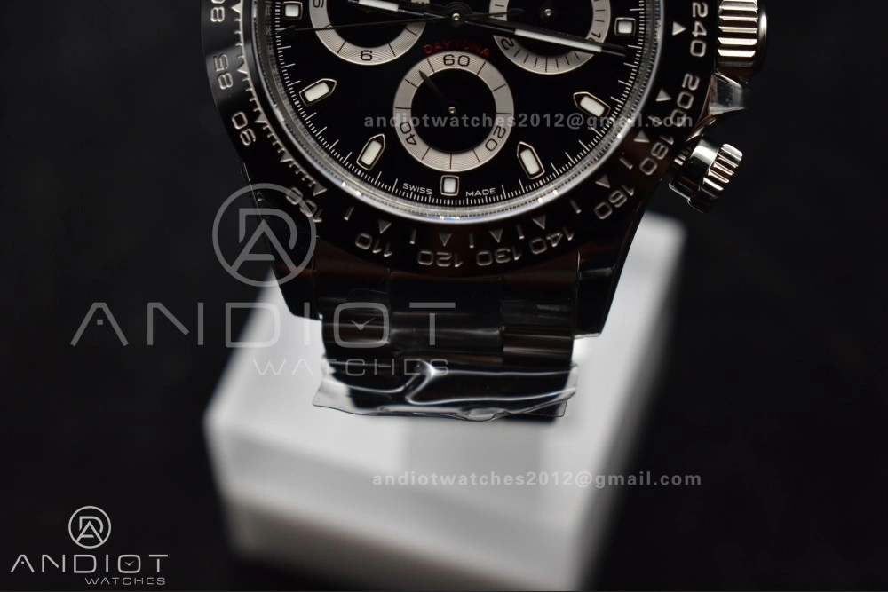 Daytona 116500 SB VSF 1:1 Best Edition 904L Steel Black Dial on SS Bracelet DD WellDesigned 729