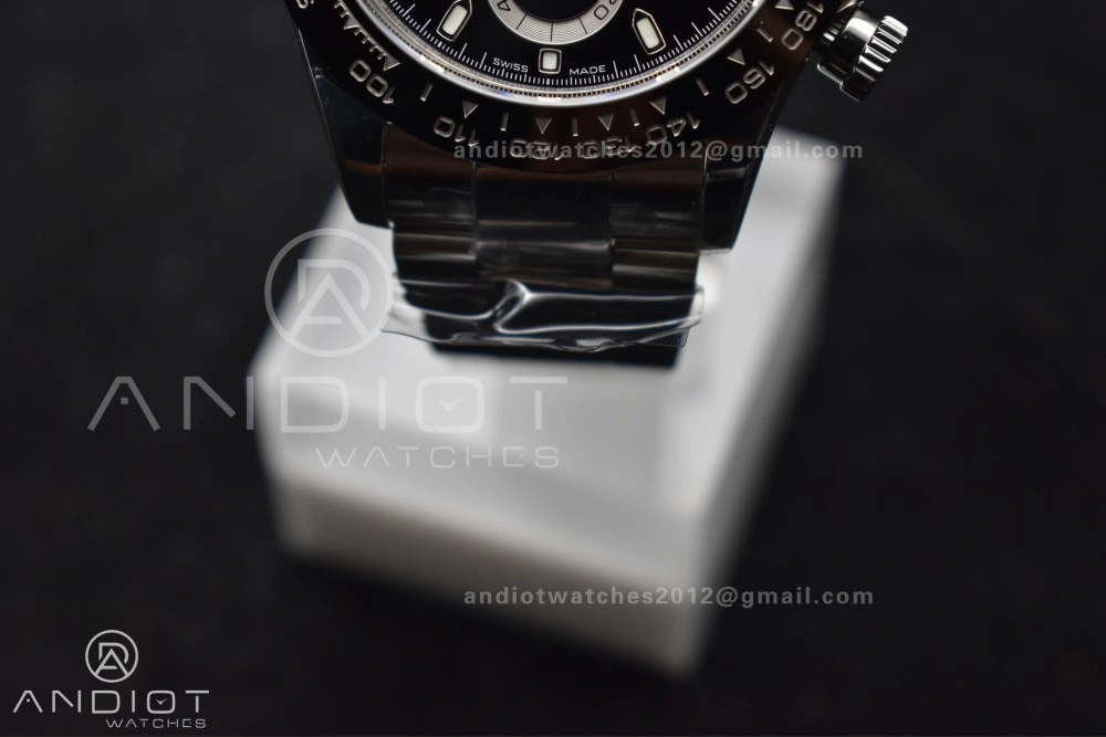 Daytona 116500 SB VSF 1:1 Best Edition 904L Steel Black Dial on SS Bracelet DD WellDesigned 729
