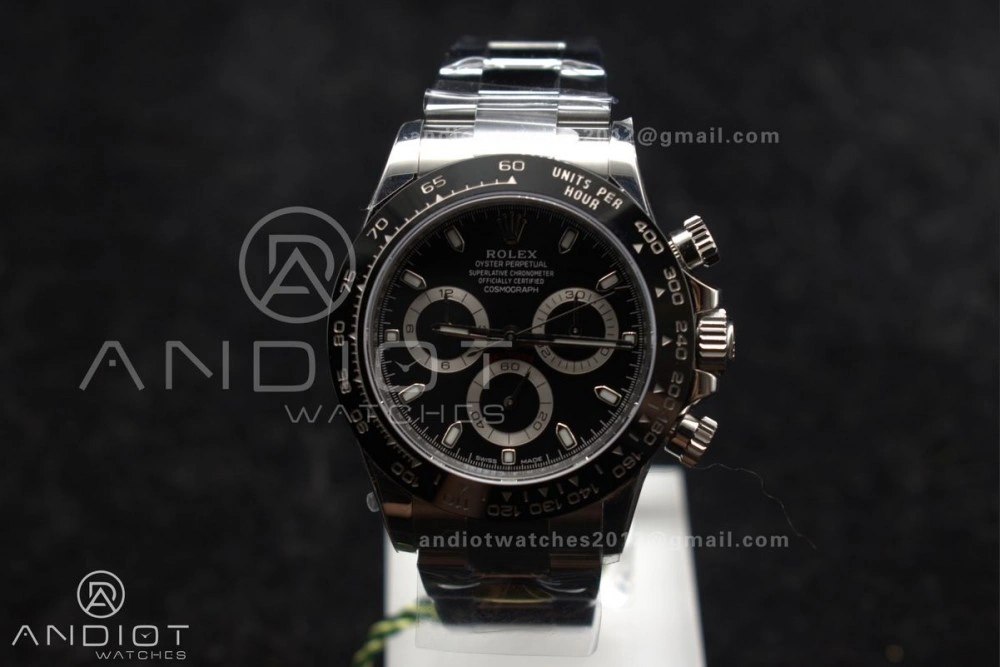 Comfortable Daytona 116500 ZF 1:1 Best Edition 904L SS Case and Bracelet Black Dial SH 727