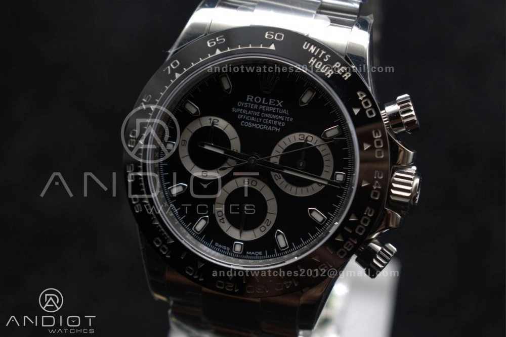 Comfortable Daytona 116500 ZF 1:1 Best Edition 904L SS Case and Bracelet Black Dial SH 727