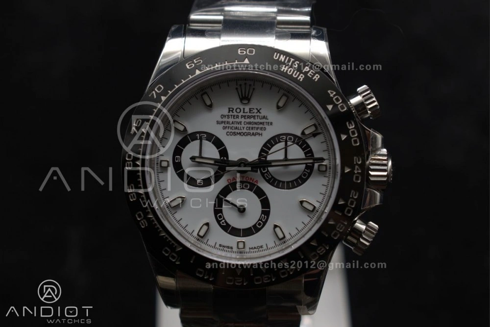 Daytona 116500 ZF 1:1 Best Edition 904L SS Case and Bracelet White Dial SH BestValue 739
