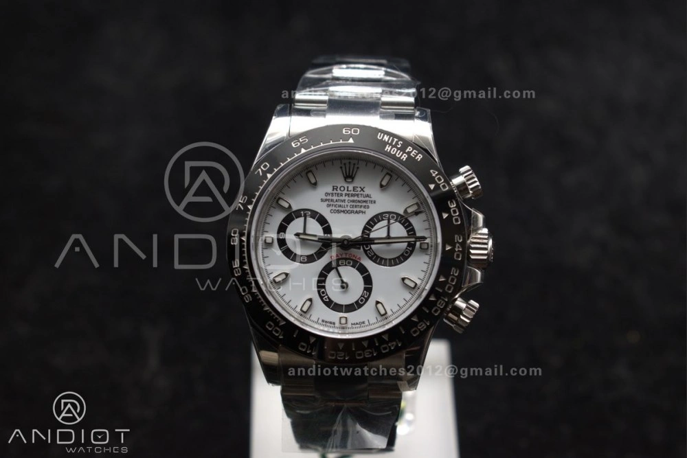 Daytona 116500 ZF 1:1 Best Edition 904L SS Case and Bracelet White Dial SH BestValue 739