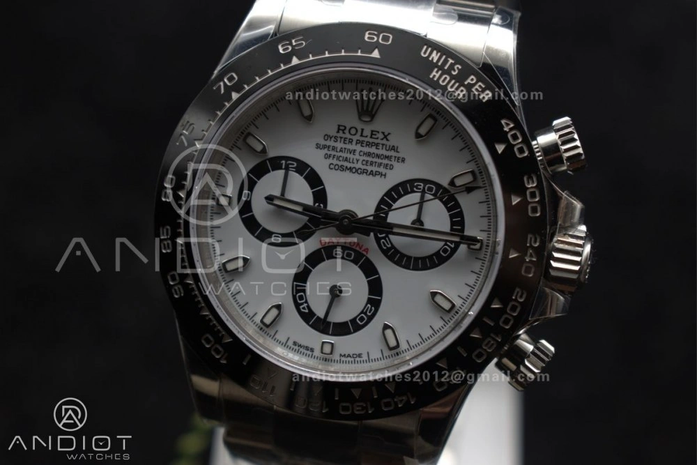 Daytona 116500 ZF 1:1 Best Edition 904L SS Case and Bracelet White Dial SH BestValue 739