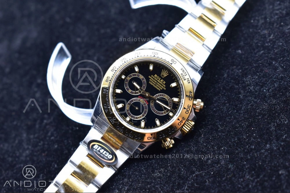 Breathable Daytona 116503 BTF 1:1 Best Edition 904L SS Case and Bracelet Black Dial SA 734