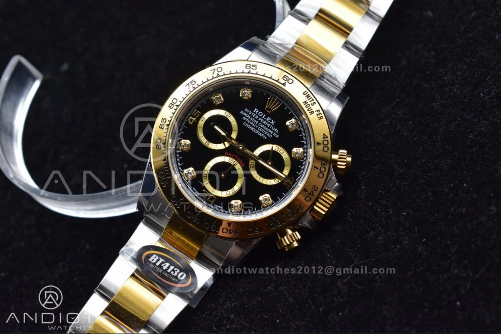 SoftTouch Daytona 116503 BTF 1:1 Best Edition 904L SS Case and Bracelet Black Diamonds Dial SA 741