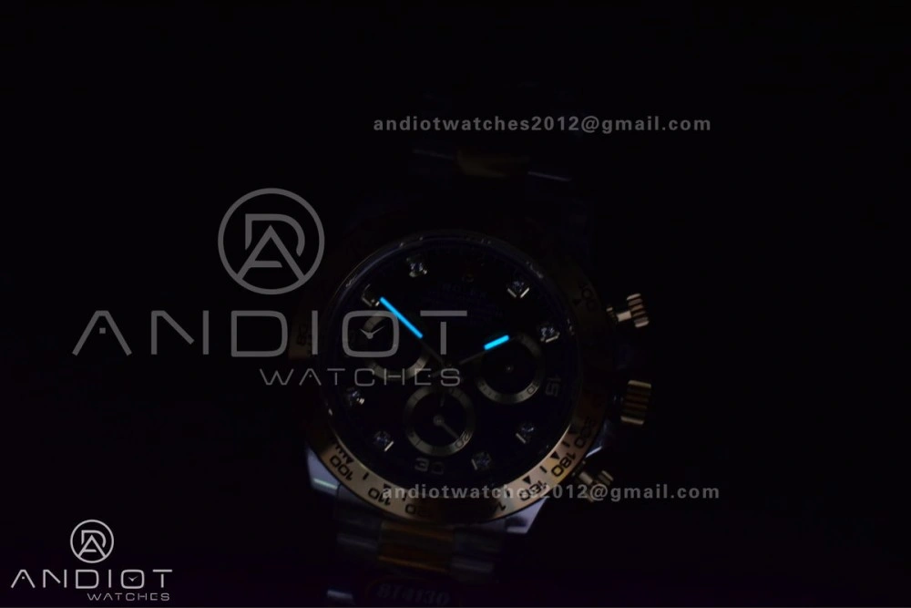 SoftTouch Daytona 116503 BTF 1:1 Best Edition 904L SS Case and Bracelet Black Diamonds Dial SA 741