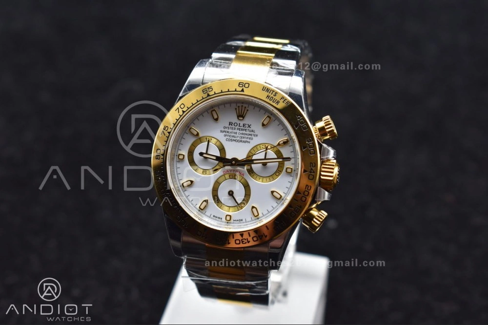 Daytona 116503 BTF 1:1 Best Edition 904L SS Case and Bracelet White Dial SA Durable 757