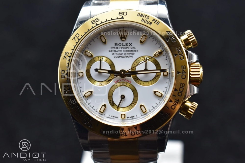 Daytona 116503 BTF 1:1 Best Edition 904L SS Case and Bracelet White Dial SA Durable 757