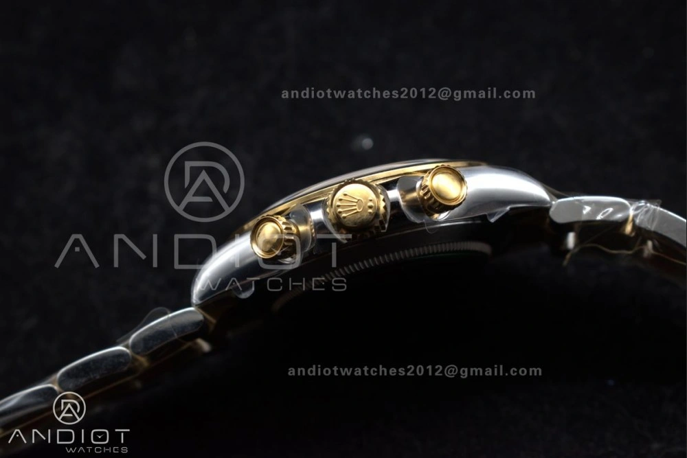 Daytona 116503 Clean 1:1 Best Edition White Dial Arabic Markers on SS YG Bracelet SA4130 V TechFriendly 737