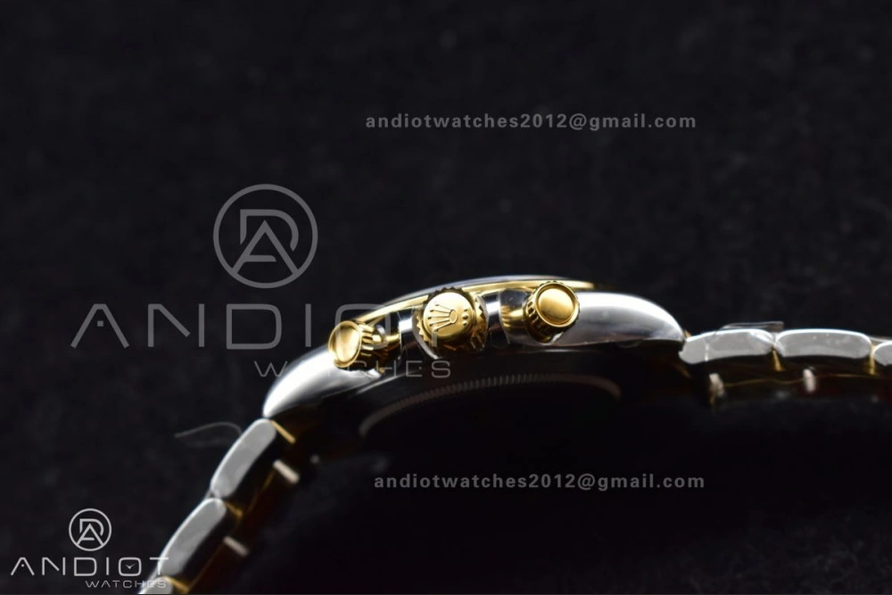 NewStyle Daytona 116503 Clean 1:1 Best Edition White Mother Of Pearl Diamond Dial on SS YG Bracelet SA4130 V 740