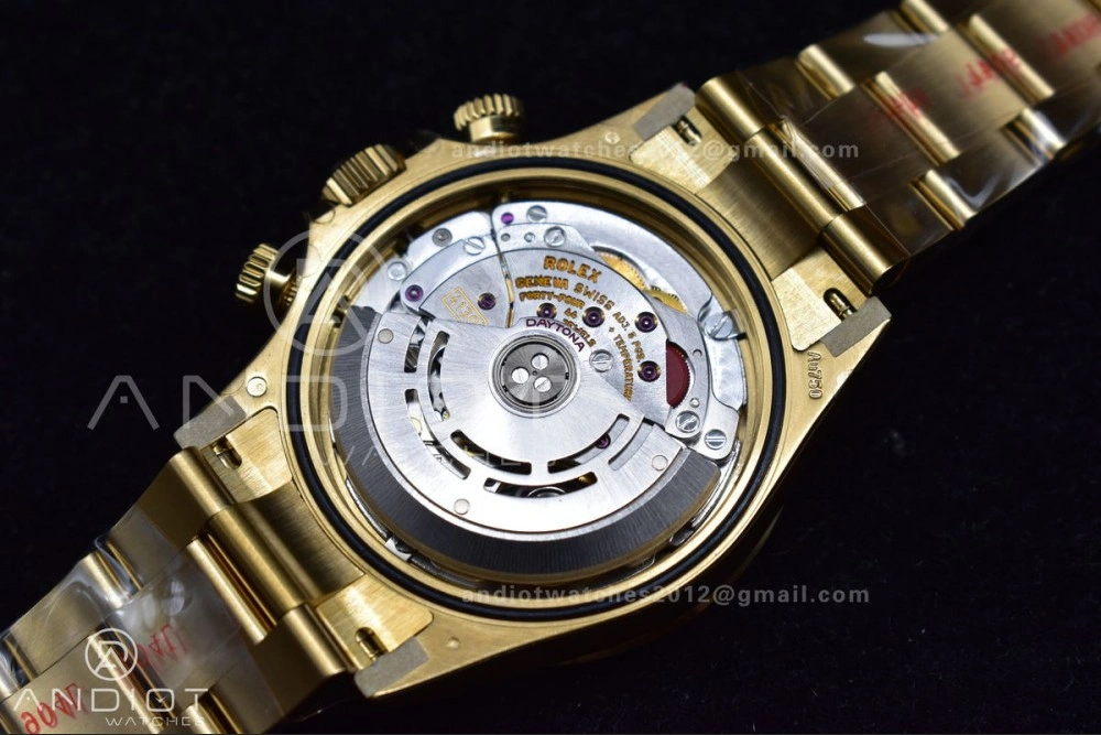 SmoothTexture Daytona 116505 Clean 1:1 Best Edition Black Dial YG Markers on YG Bracelet SA4130 V 401