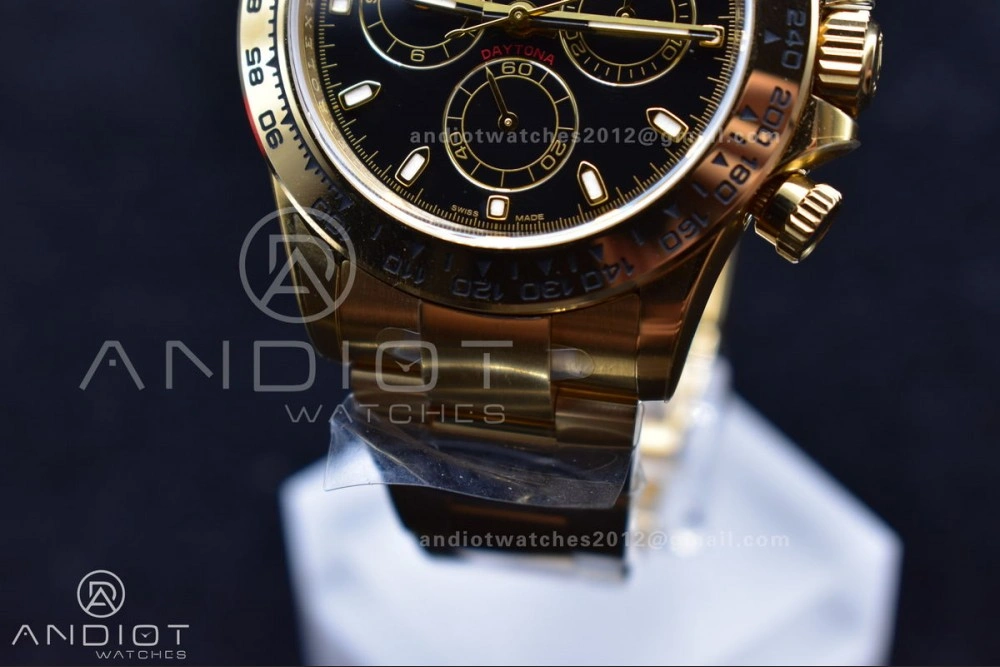 Daytona 116505 Clean 1:1 Best Edition Black Dial on YG Bracelet SA4130 V Affordable 415