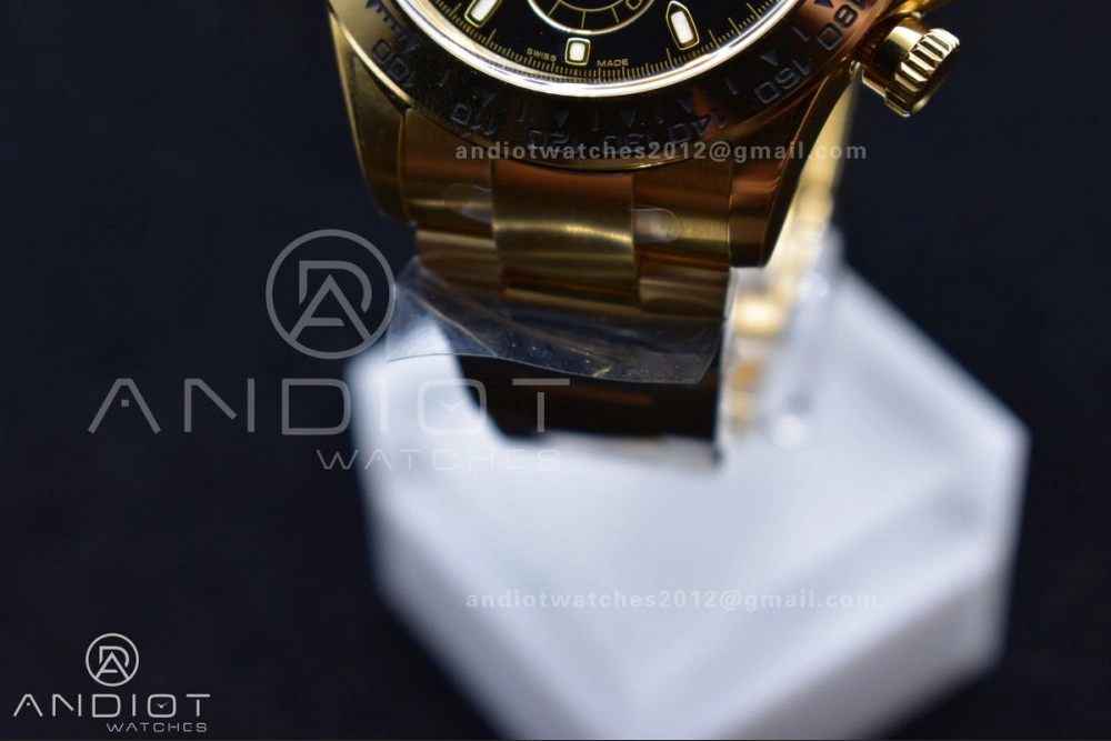 Daytona 116505 Clean 1:1 Best Edition Black Dial on YG Bracelet SA4130 V Affordable 415