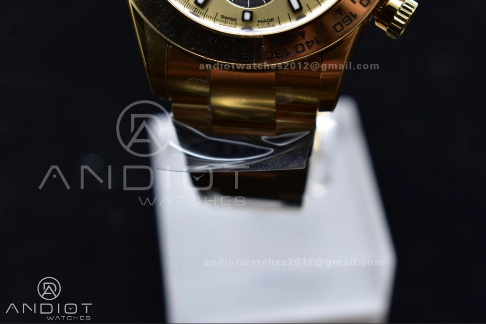 Daytona 116505 Clean 1:1 Best Edition YG Dial Black Markers on YG Bracelet SA4130 V Stylish 399