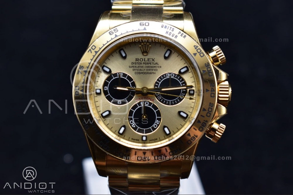 Daytona 116505 Clean 1:1 Best Edition YG Dial Black Markers on YG Bracelet SA4130 V Stylish 399