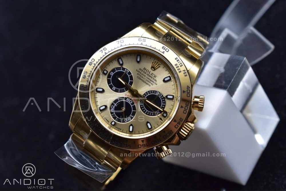 Daytona 116505 Clean 1:1 Best Edition YG Dial Black Markers on YG Bracelet SA4130 V Stylish 399