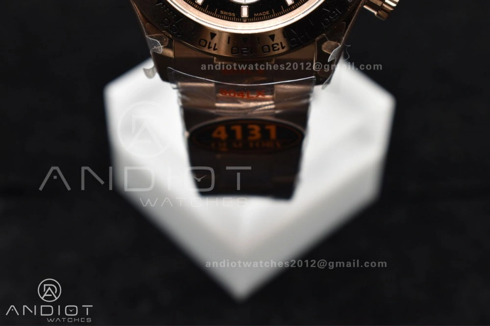 Casual Daytona 116505 QF 1:1 Best Edition Black RG Dial on RG Bracelet SH4130 V3 (Gain Weight) 738