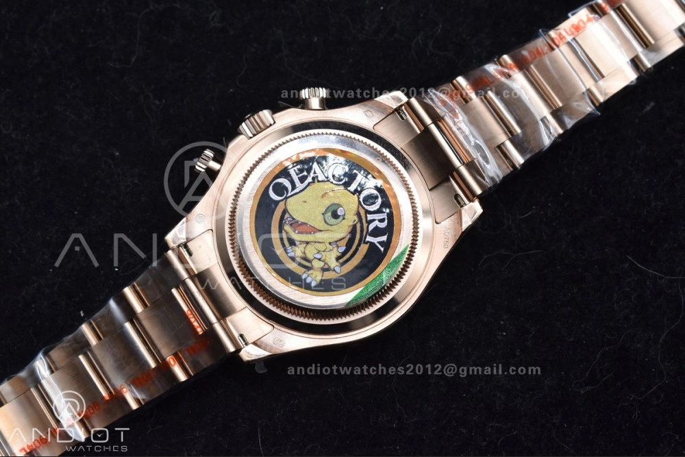 Casual Daytona 116505 QF 1:1 Best Edition Black RG Dial on RG Bracelet SH4130 V3 (Gain Weight) 738
