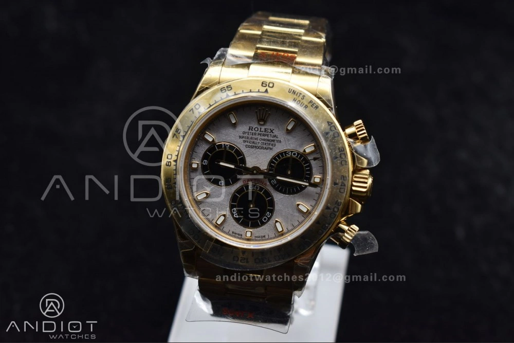 Daytona 116505 QF 1:1 Best Edition Meteorite Dial on RG Bracelet SH4130 V3 (Gain Weight) ZeroBulk 762