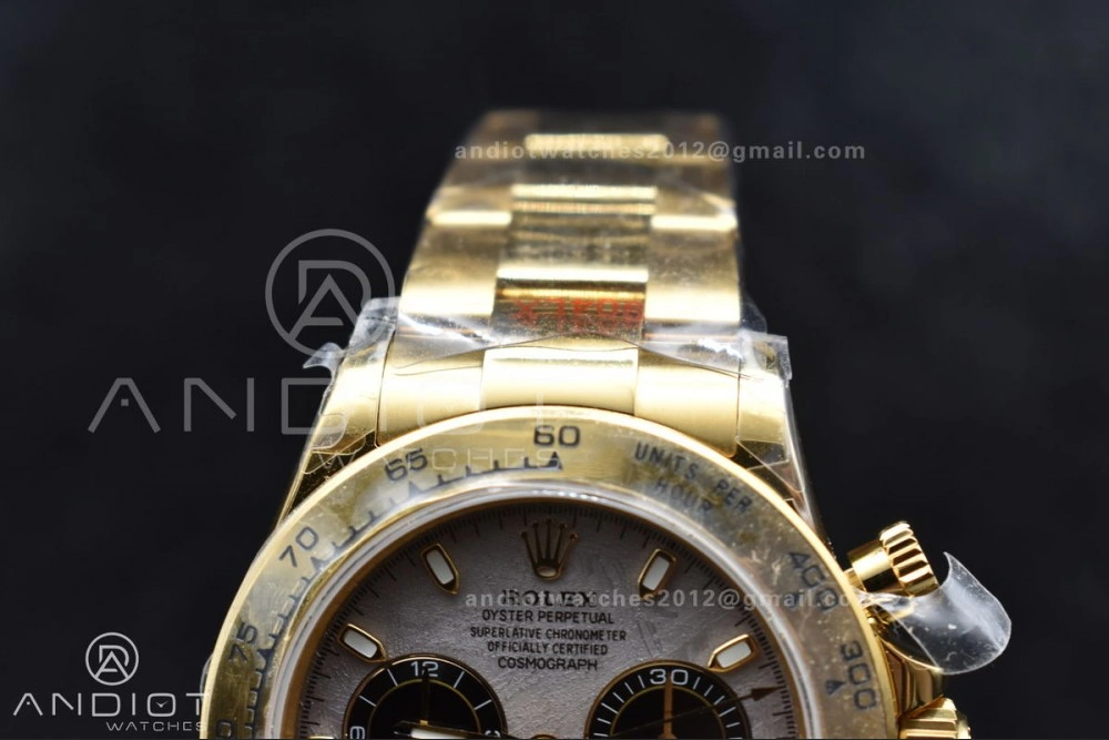 Daytona 116505 QF 1:1 Best Edition Meteorite Dial on RG Bracelet SH4130 V3 (Gain Weight) ZeroBulk 762