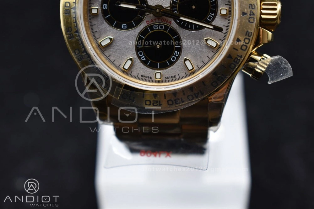 Daytona 116505 QF 1:1 Best Edition Meteorite Dial on RG Bracelet SH4130 V3 (Gain Weight) ZeroBulk 762