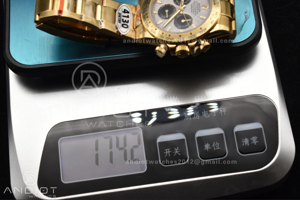 Daytona 116505 QF 1:1 Best Edition Meteorite Dial on RG Bracelet SH4130 V3 (Gain Weight) ZeroBulk 762