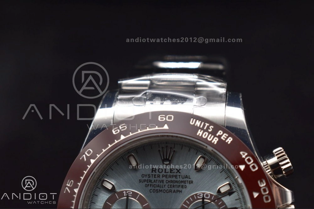 SmartChoice Daytona 116506 Brown Ceramic BTF 1:1 Best Edition Ice Blue Dial on SS Bracelet SA4130 V 395