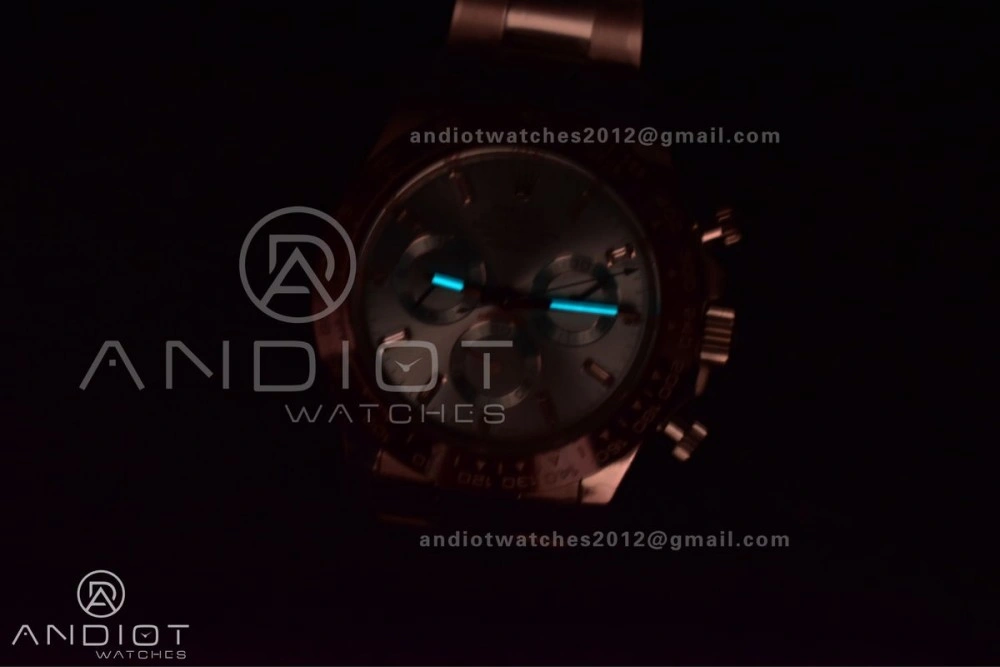 HighQuality Daytona 116506 QF 1:1 Best Edition Ice Blue Dial Crystal Markers on SS Bracelet SH4130 V3 (Gain Weight) 398