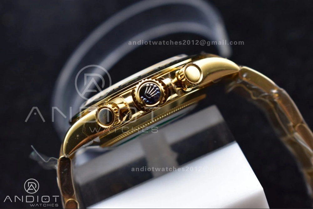 Timeless Daytona 116508 BTF 1:1 Best Edition Green Dial on YG Bracelet SA 755