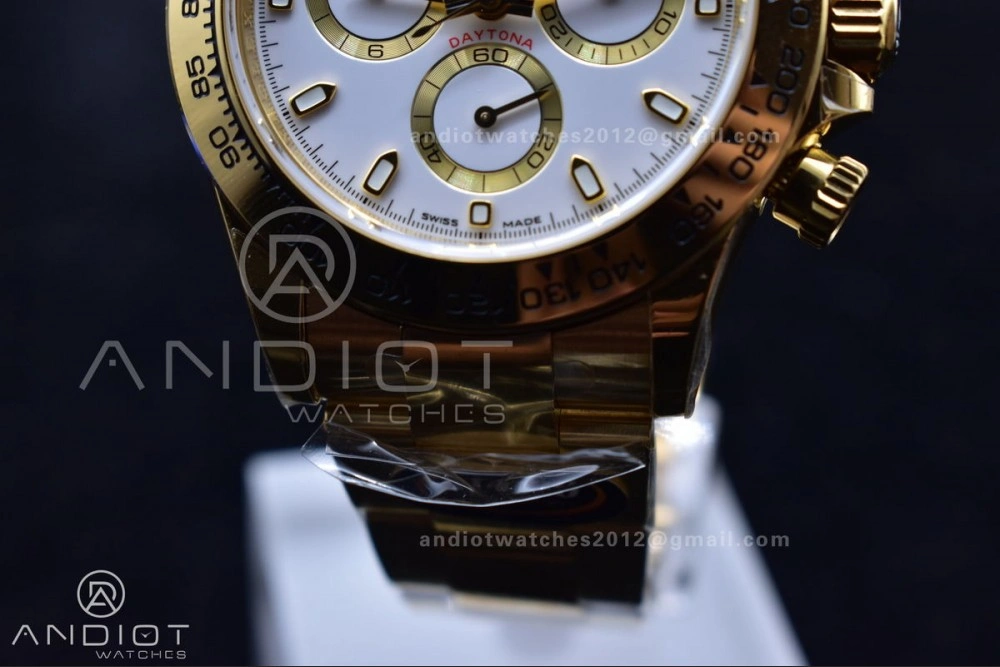 Daytona 116508 BTF 1:1 Best Edition White Dial on YG Bracelet SA TravelReady 743