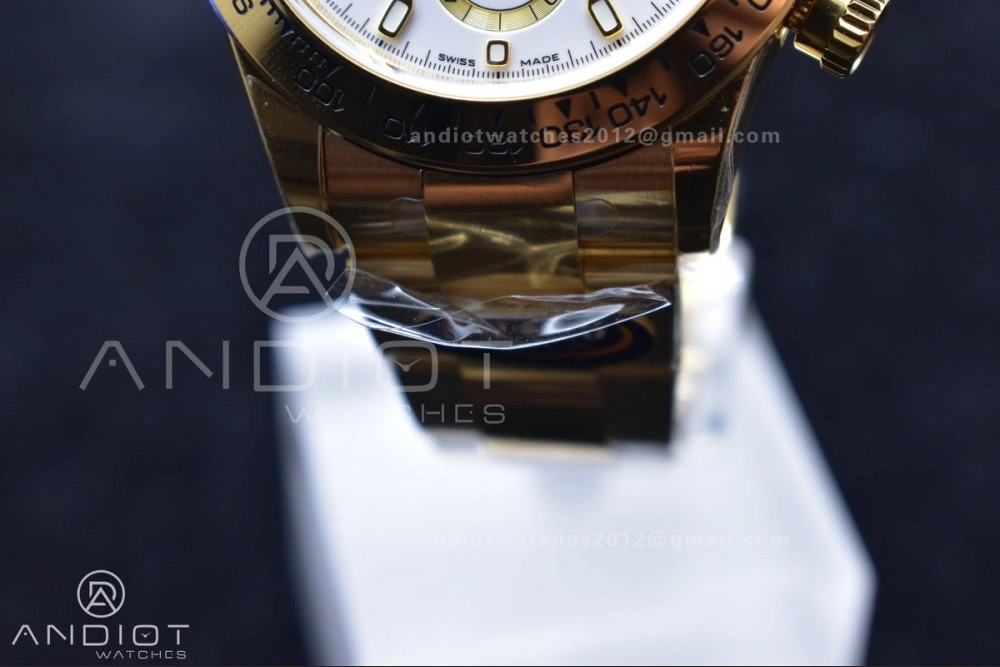 Daytona 116508 BTF 1:1 Best Edition White Dial on YG Bracelet SA TravelReady 743